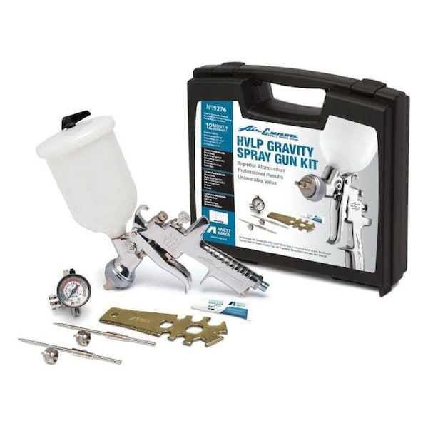 Anest Iwata Kit 1-9230 gun, 1-1.5 and 1.8 needle/nozzle, 1-8130b regulator and 1 each lube 9276 - main